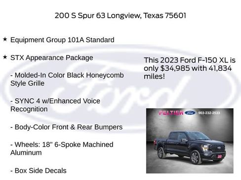 Certified 2023 Ford F150 XL w/ STX Appearance Package image 6