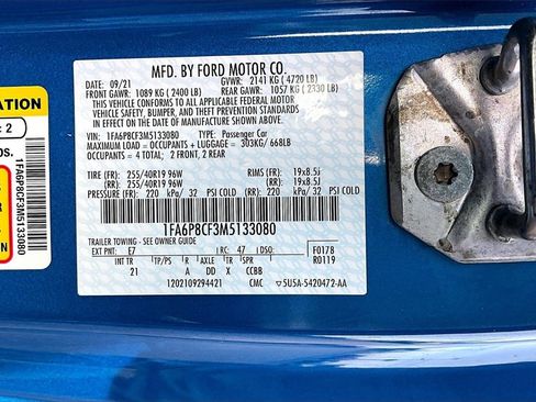 Used 2021 Ford Mustang GT w/ Black Accent Package image 35