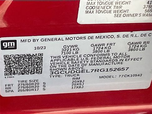 Used 2024 Chevrolet Silverado 1500 LTZ w/ Technology Package image 33