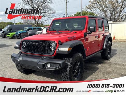 Certified 2025 Jeep Wrangler Unlimited Sport S 4xe AWD/4WD image 1