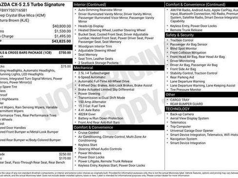 New 2025 MAZDA CX-5 Signature image 20