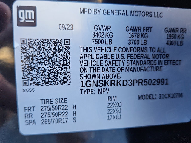 Certified 2023 Chevrolet Tahoe RST AWD/4WD image 31
