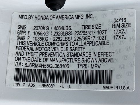 Used 2016 Honda CR-V EX image 12