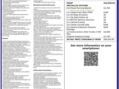 Used 2022 Toyota Tundra Platinum RWD image 3