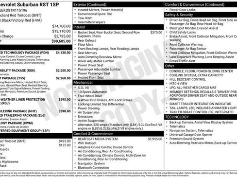 New 2026 Chevrolet Suburban RST w/ Advanced Technology Package image 4