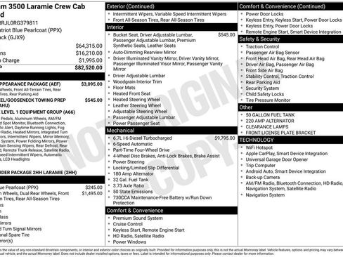 Used 2024 RAM 3500 Laramie w/ Sport Appearance Package AWD/4WD image 27