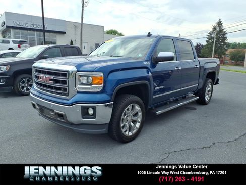 Used 2015 GMC Sierra 1500 SLT w/ SLT Crew Cab Value Package AWD/4WD image 1