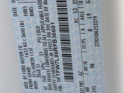 Used 2024 Ford F150 Platinum w/ Equipment Group 702A High image 31