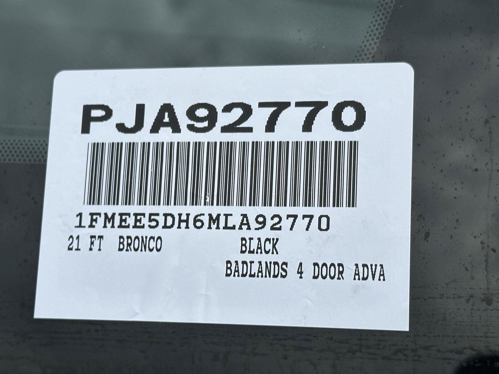 Used 2021 Ford Bronco Badlands AWD/4WD image 14