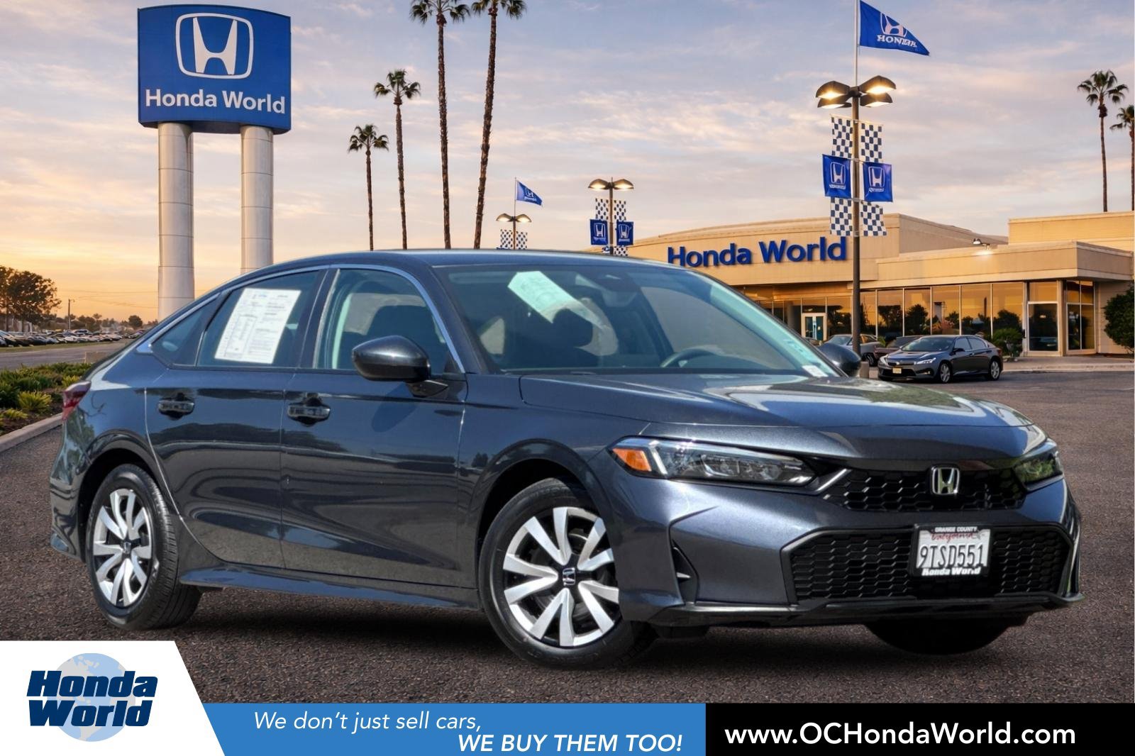 Certified 2025 Honda Civic LX image 1