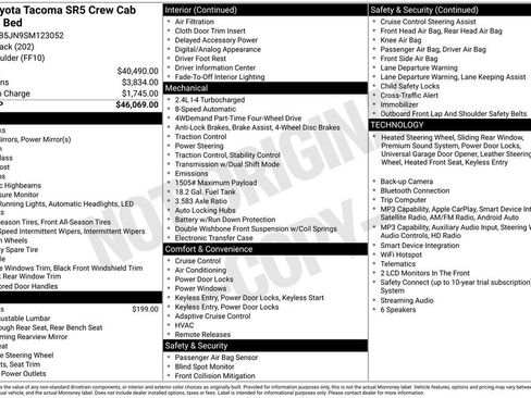Used 2025 Toyota Tacoma SR5 AWD/4WD image 30