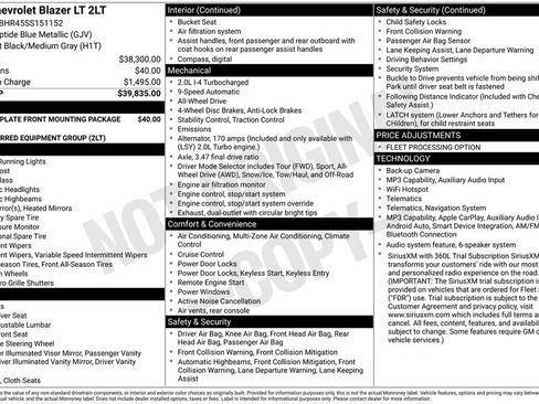 Used 2025 Chevrolet Blazer LT image 3