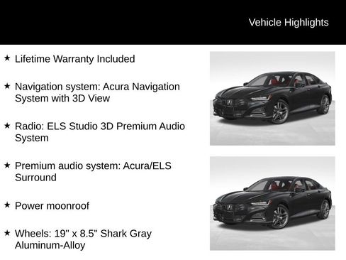 New 2025 Acura TLX SH-AWD w/ A-SPEC Pkg image 2