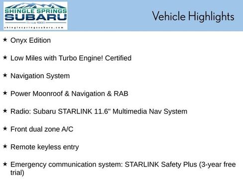 Certified 2023 Subaru Outback Onyx Edition XT AWD/4WD image 51