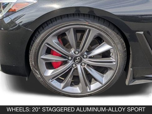 Used 2022 INFINITI Q60 Red Sport 400 w/ Carbon Fiber Package RWD image 12