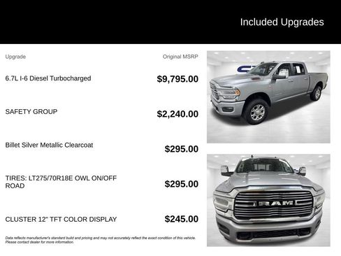 Used 2024 RAM 2500 Laramie w/ Safety Group AWD/4WD image 2