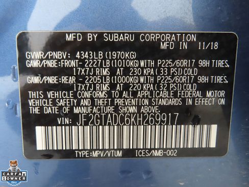 Used 2019 Subaru Crosstrek 2.0i Premium w/ Moonroof Package AWD/4WD image 28