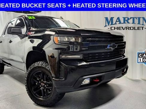 Used 2021 Chevrolet Silverado 1500 LT Trail Boss w/ Bed Protection Package AWD/4WD image 1