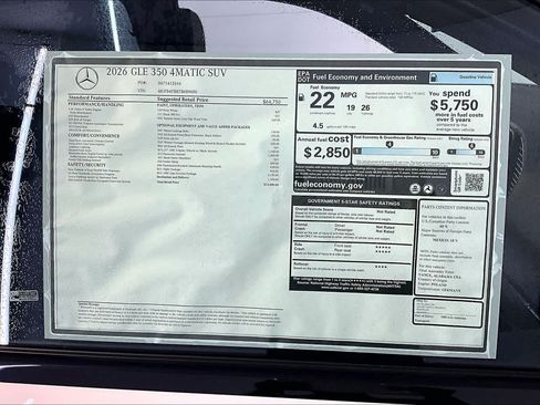 New 2026 Mercedes-Benz GLE 350 4MATIC image 18