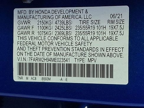 Used 2021 Honda CR-V Touring image 28