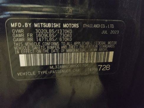 Used 2024 Mitsubishi Mirage Black Edition FWD image 33