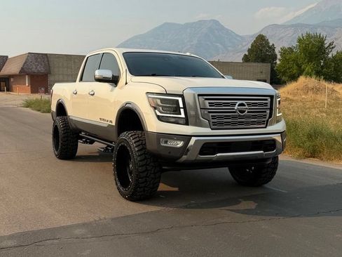 Used 2021 Nissan Titan Platinum Reserve w/ Moonroof Package AWD/4WD image 1