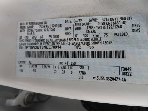 Used 2022 Ford F350 Lariat w/ Tremor Off-Road Package image 61