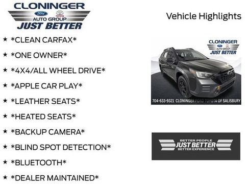 Used 2023 Subaru Outback Wilderness AWD/4WD image 3