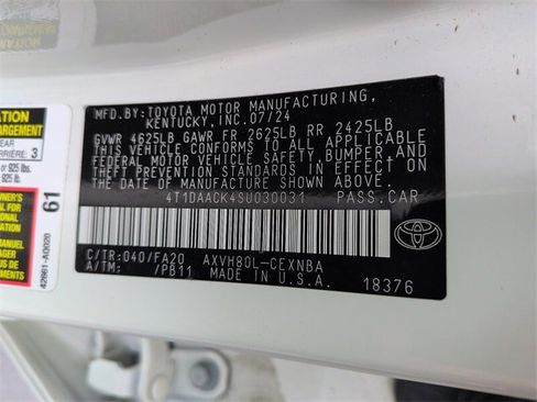 Certified 2025 Toyota Camry LE image 14