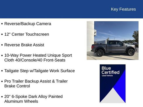 Certified 2022 Ford F150 XLT w/ Equipment Group 302A High AWD/4WD image 29
