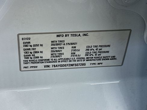Used 2022 Tesla Model Y Performance AWD/4WD image 12