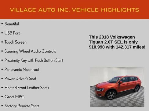 Used 2018 Volkswagen Tiguan SEL AWD/4WD image 7