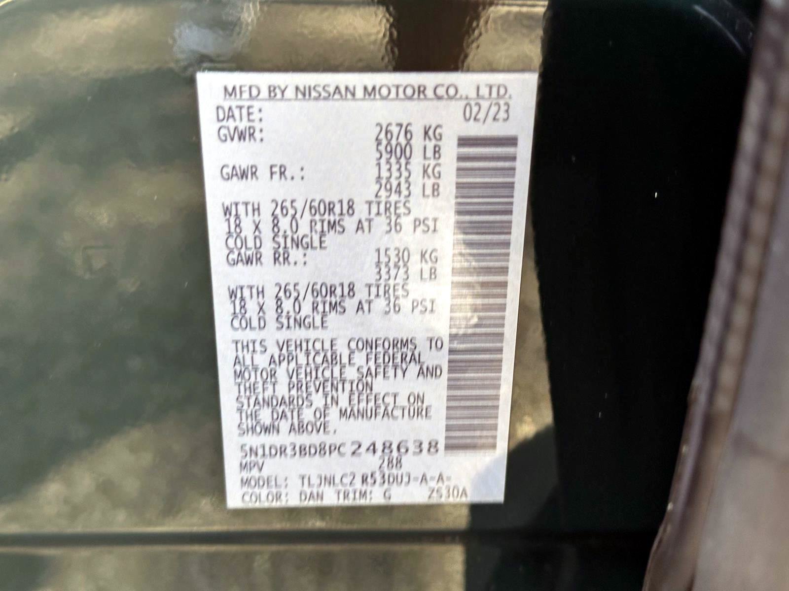 Certified 2023 Nissan Pathfinder Rock Creek AWD/4WD image 35