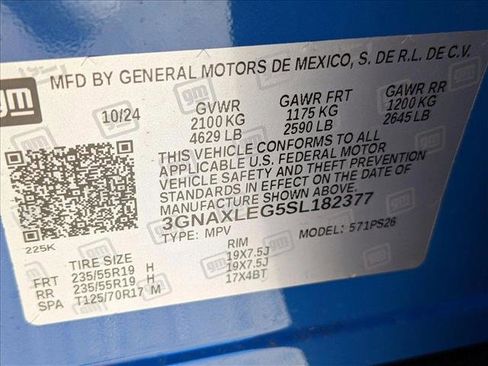 New 2025 Chevrolet Equinox RS w/ Convenience Package III image 17