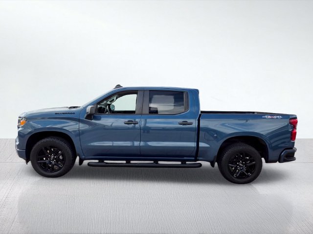 Certified 2024 Chevrolet Silverado 1500 Custom w/ Turbomax Blackout Package AWD/4WD image 3