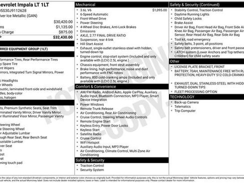 Used 2018 Chevrolet Impala LT image 6