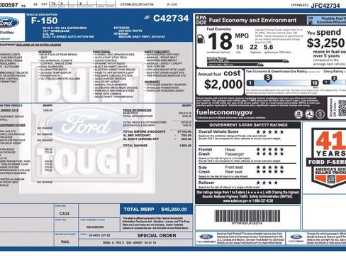 Used 2018 Ford F150 XL w/ Equipment Group 101A Mid AWD/4WD image 17