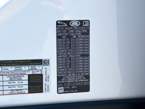 New 2026 Land Rover Range Rover Sport Dynamic SE AWD/4WD image 45