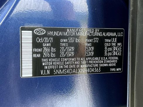 Certified 2022 Hyundai Santa Fe Limited AWD/4WD image 26