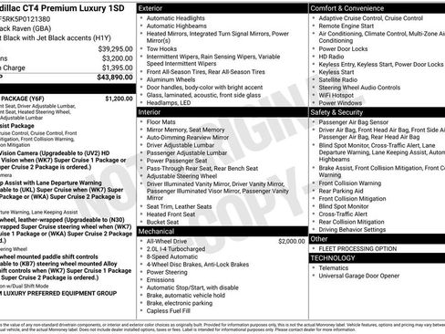 Used 2023 Cadillac CT4 Premium Luxury w/ Climate Package image 17