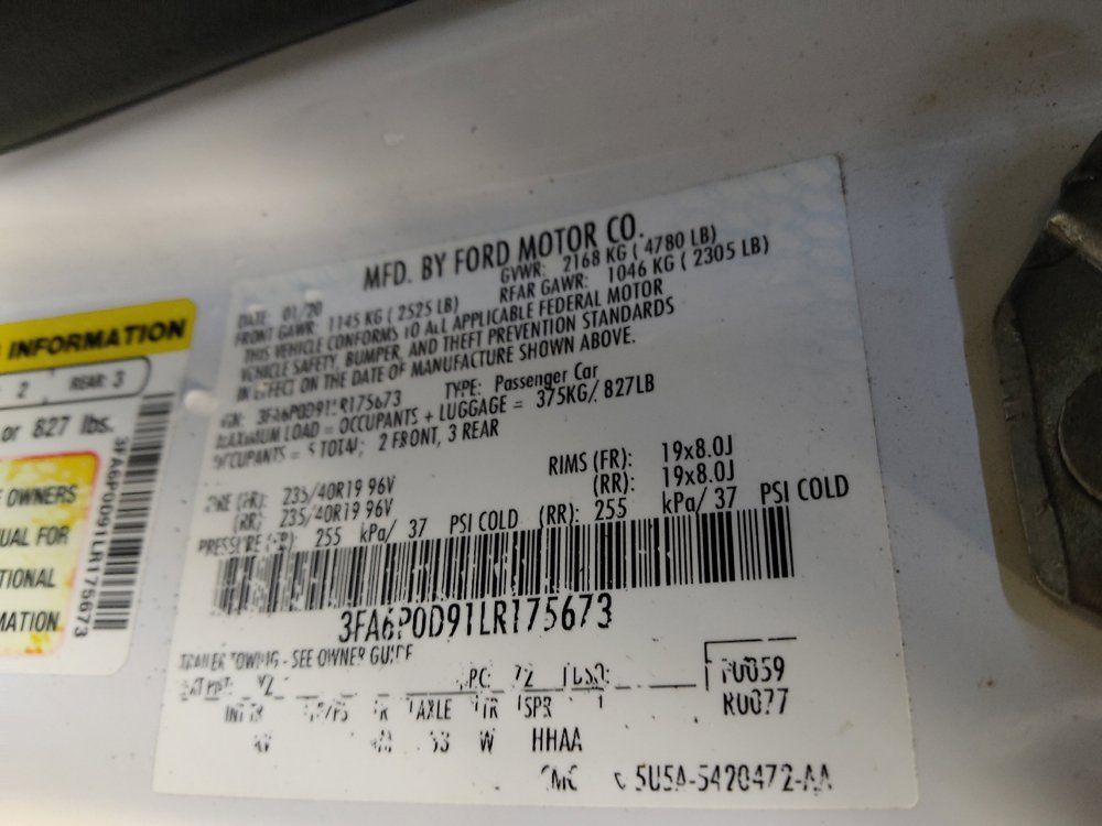 Used 2020 Ford Fusion Titanium AWD/4WD image 33