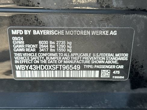 Used 2025 BMW i4 xDrive40i w/ Parking Assistance Package AWD/4WD image 38
