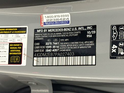 Certified 2023 Mercedes-Benz EQS 450+ 4MATIC SUV image 32