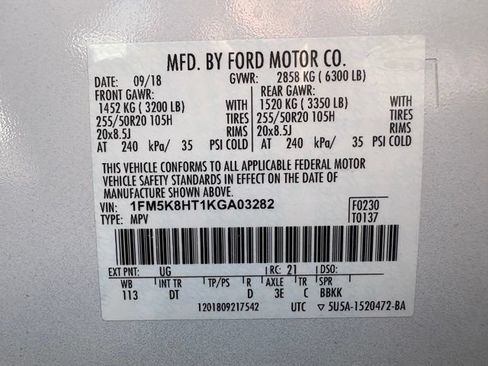 Used 2019 Ford Explorer Platinum AWD/4WD image 30