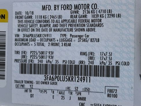 Used 2019 Ford Fusion SE FWD image 40