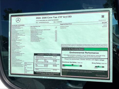 New 2026 Mercedes-Benz Sprinter 2500 image 13