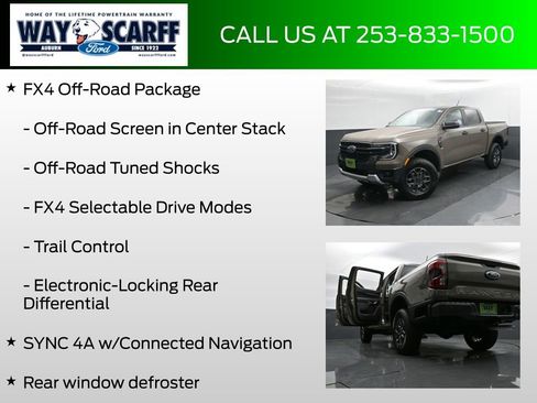 New 2025 Ford Ranger XLT w/ FX4 Off-Road Package image 12