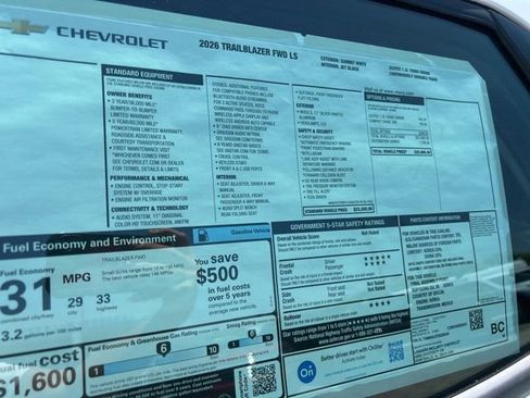 New 2026 Chevrolet TrailBlazer LS FWD image 31