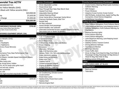 Used 2024 Chevrolet Trax ACTIV w/ Driver Confidence Package