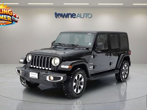 Used 2022 Jeep Wrangler Unlimited Sahara w/ Cold Weather Group AWD/4WD image 1